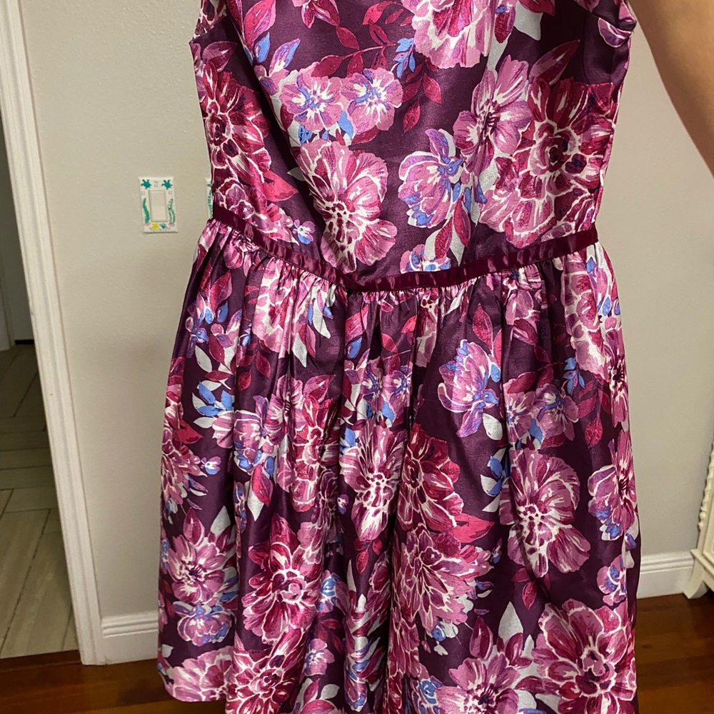 A purple dress